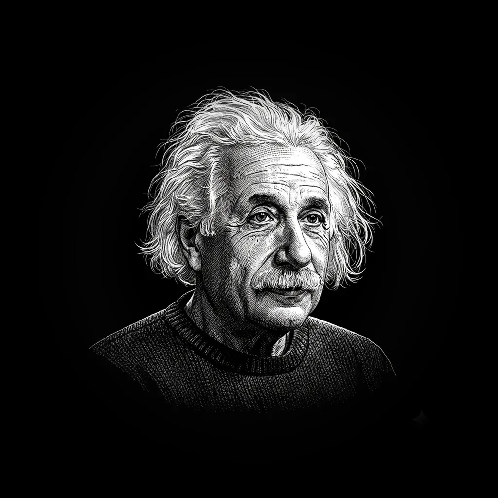 Illustration of Albert Einstein