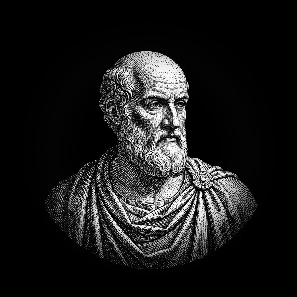 Illustration of Aristotle
