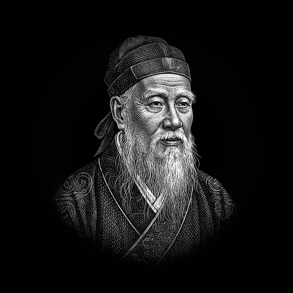 Illustration of Confucius