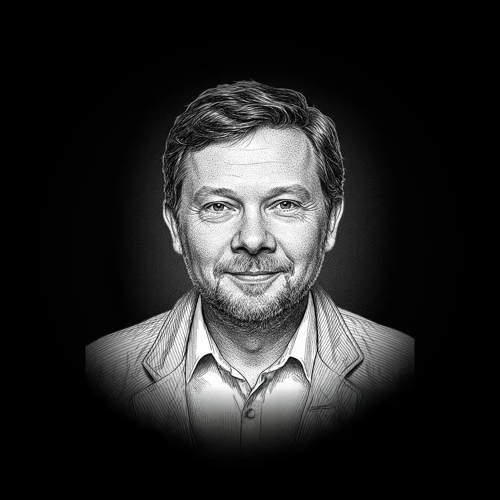 Illustration of Eckhart Tolle