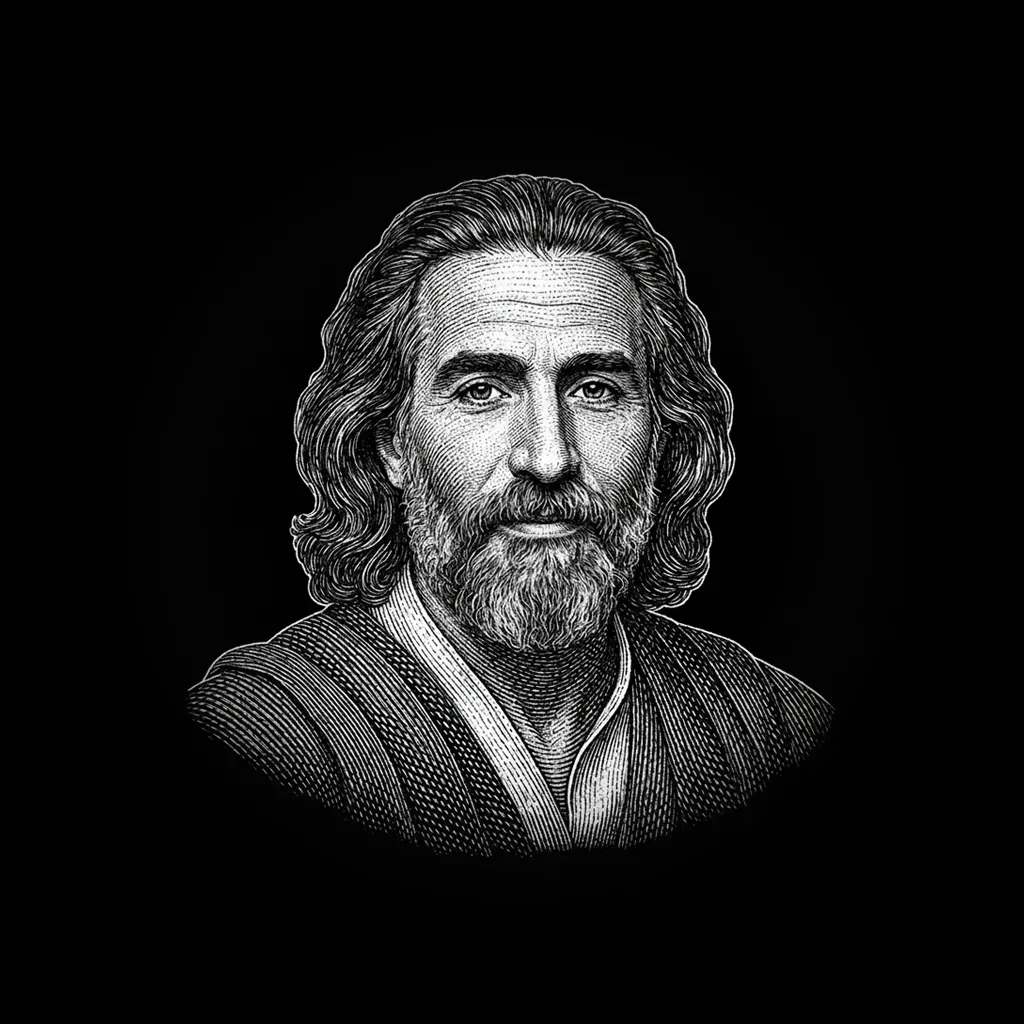 Illustration of Kahlil Gibran