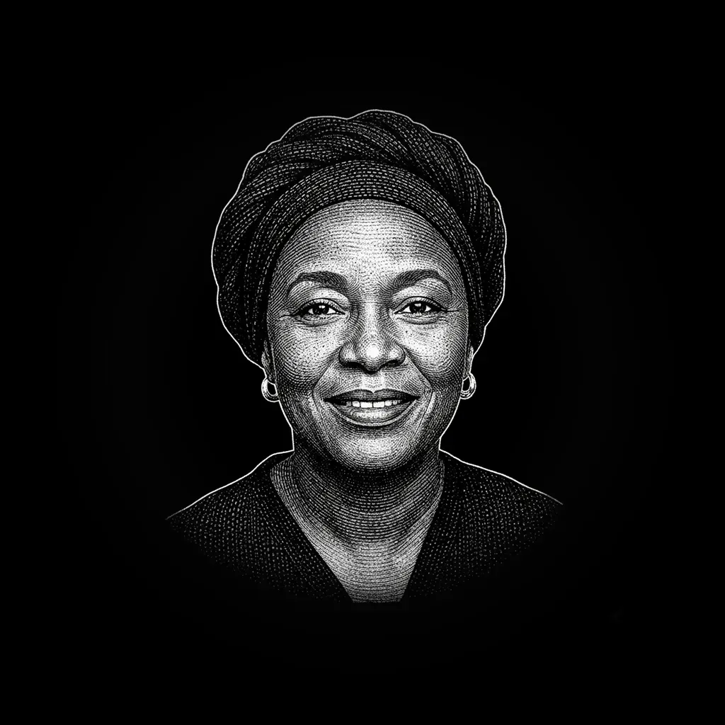 Illustration of Maya Angelou