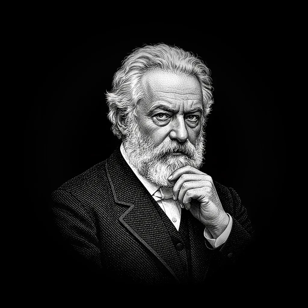 Illustration of Victor Hugo